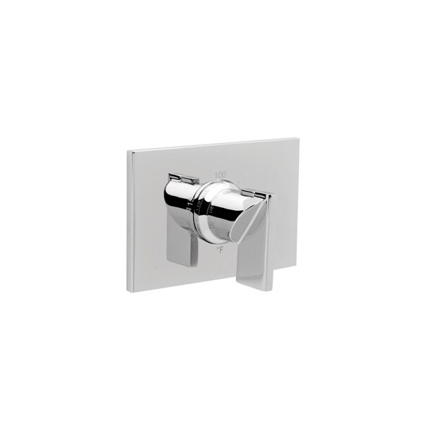 Newport Brass 3/4" Rectangular Thermostatic Trim Plate With Handle, Chrome 3-2544TS-26 - main